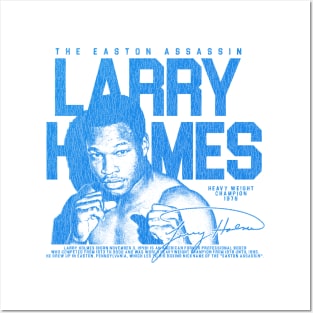 Larry Holmes Vintage - Blue Posters and Art